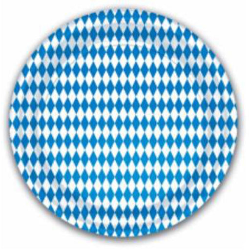 "Oktoberfest Harlequin Plates - 8/Pk 9""