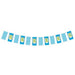 "Oktoberfest Pennant Banner - Blue And White Beer Party Decoration"