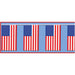 "Outdoor American Flag Banner - 60 Ft."