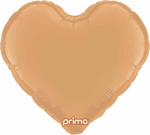 Prima Caramel Heart Foil Balloon, 18 Inch