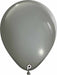 Prima Gray 18-Inch Round Latex Balloons, 25 Count