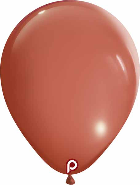 Prima Terracotta 11-Inch Round Latex Balloons, 100 Count
