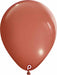 Prima Terracotta 11-Inch Round Latex Balloons, 100 Count