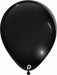 Prima Black 18-Inch Round Latex Balloons, 25 Count