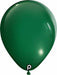 Prima Dark Green 5-Inch Round Latex Balloons, 100 Count