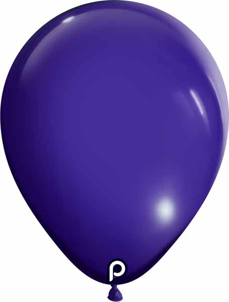 Prima Purple 5-Inch Round Latex Balloons, 100 Count