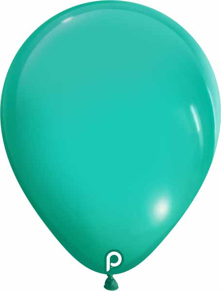 Prima Aqua 11-Inch Round Latex Balloons, 100 Count