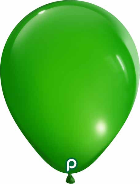Prima Lime Green 5-Inch Round Latex Balloons, 100 Count