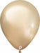 Prima Glam Champagne 5-Inch Round Latex Balloons, 100 Pack