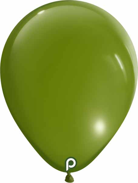 Prima Matcha Green 5" Round Latex Balloons, 100 Pack