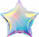 Prima Primadescent 28" Iridescent Star Foil Balloon, 1 Count