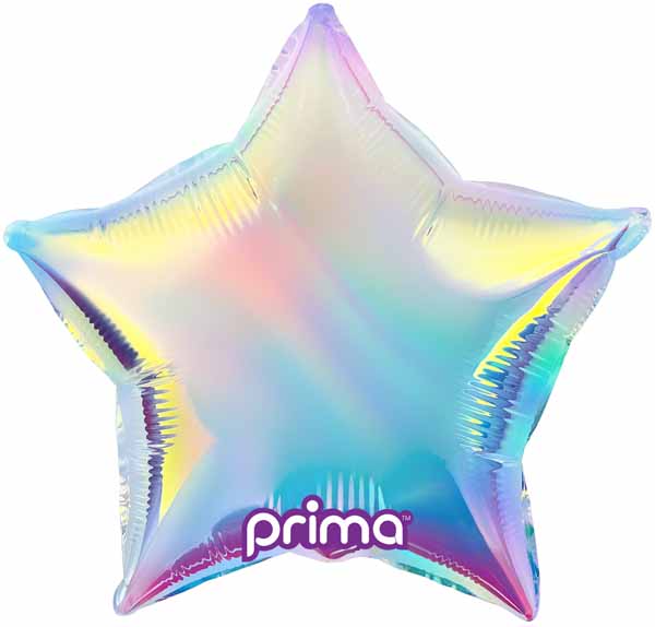 Prima Primadescent 4-Inch Star Foil Balloons, 10 Pack