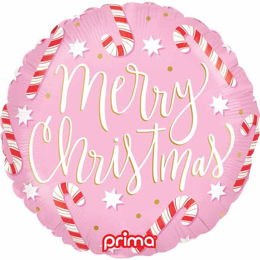 Prima Christmas Candy Canes 18-Inch Foil Balloon