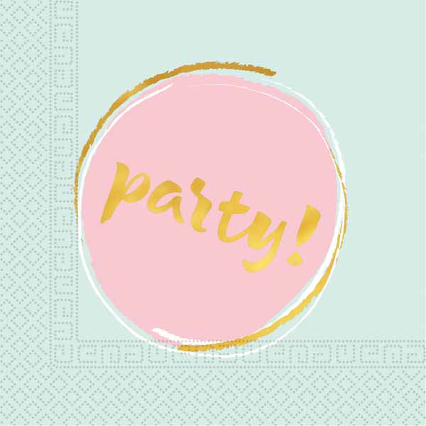 Elegant Party 2-Ply Luncheon Napkins, 20 Count