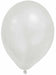White Pastel Latex Balloons, 8 Pack