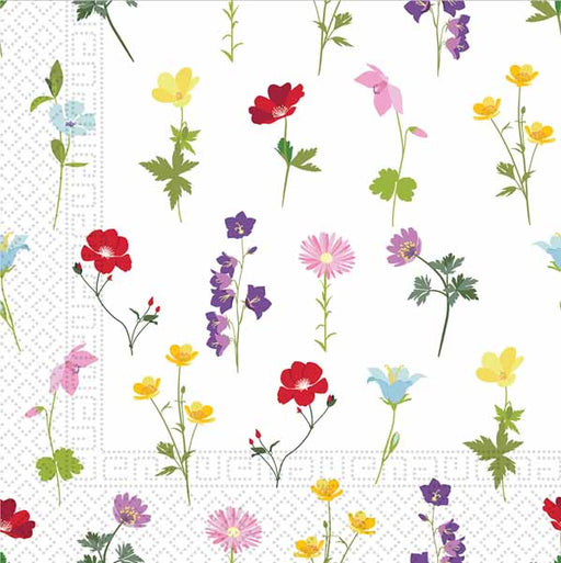 Flowers Field 3-Ply Luncheon Napkins, 20 Count