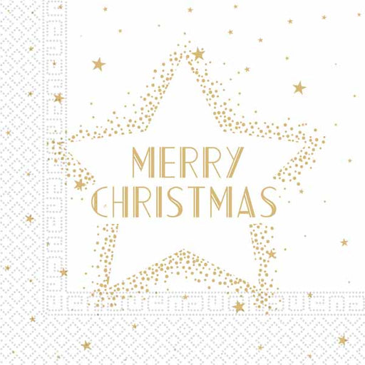 Merry Christmas 3-Ply Luncheon Napkins, 20 Count