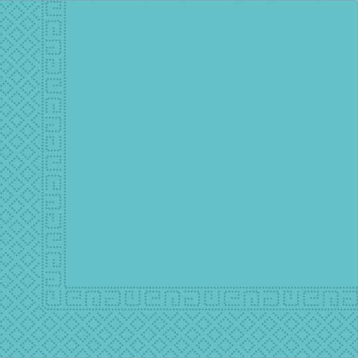 Solid Turquoise 3-Ply Luncheon Napkins, 20 Count