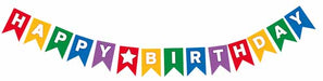Happy Birthday Paper Pennant Banner