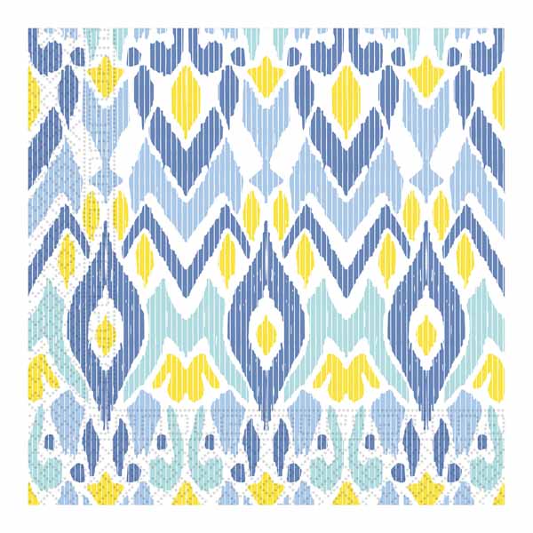 Ethnic Design 3-Ply Luncheon Napkins, 20 Count
