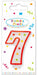 Dots Number 7 Birthday Candle