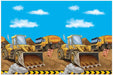 Construction Party Plastic Tablecover, 47 x 70 Inches