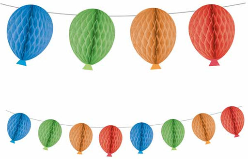 Rainbow Paper Honeycomb Garland