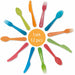Assorted Reusable Cutlery Set, 12 Pieces