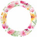 Spring Flowers 9-Inch Paper Plates, 8 Count