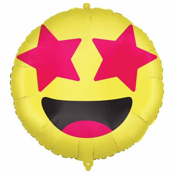 Smiley Face 18-Inch Foil Balloon