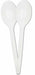 White Reusable Spoons, 10 Pack