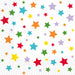 Multicolor Stars 2-Ply Luncheon Napkins, 20 Count