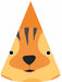 Zoo Assorted Design Paper Party Hats, 6 Pack