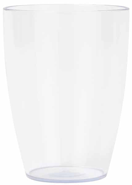 Clear Reusable Tumblers, 2 Pack