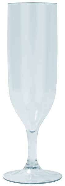 Light Blue Reusable Champagne Glasses, 2 Pack