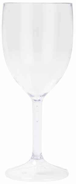 Clear Reusable Wine Glasses, 2 Pack