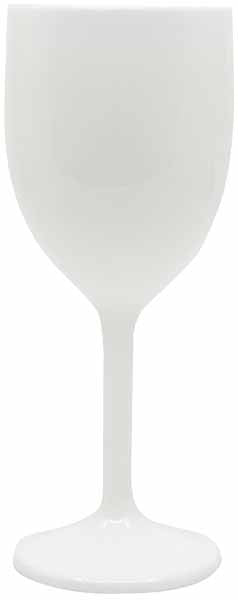 Solid White Reusable Wine Glass