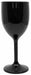 Solid Black Reusable Wine Glass