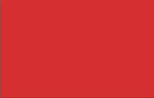 Red Plastic Tablecover, 47 x 70 Inches