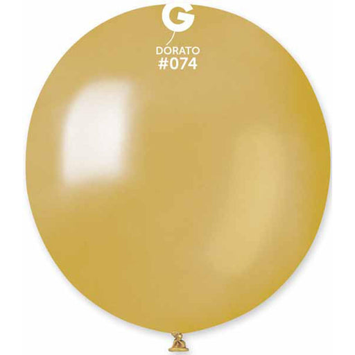 "Pack Of 25 Gemar Metallic Dorato Balloons"