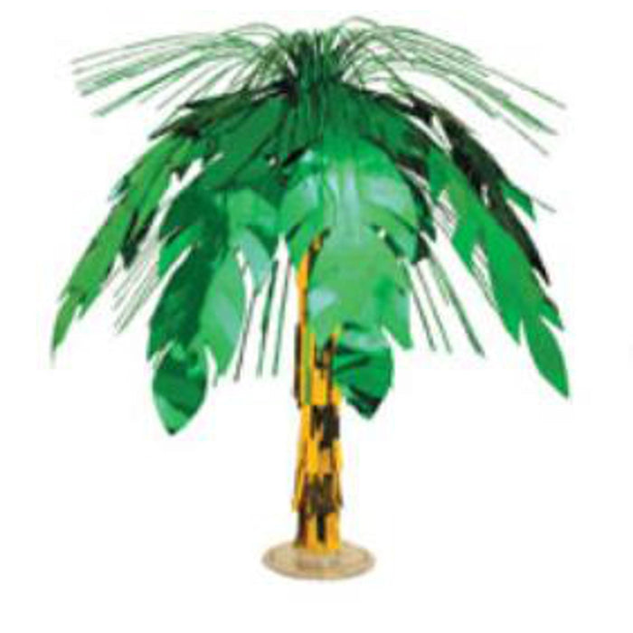 "Palm Tree Cascade Centerpiece - 1/Pkg"