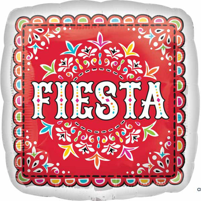 "Papel Picado Fiesta Decorations - 18" Square, 40 Sheets"