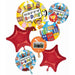 Party Town Bouquet With Flowers And Balloons - P75 Pkg