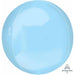 "Pastel Blue Orbz 16-Inch Balloon - Solid Color"