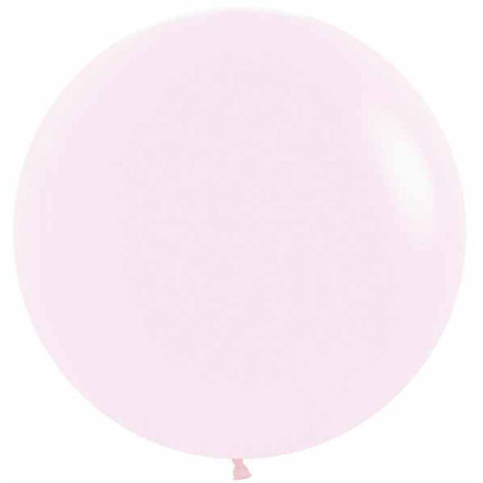 "Pastel Matte Pink 24" Latex Balloons - Pack Of 10"