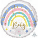 Pastel Rainbow Baby Balloon Bundle.