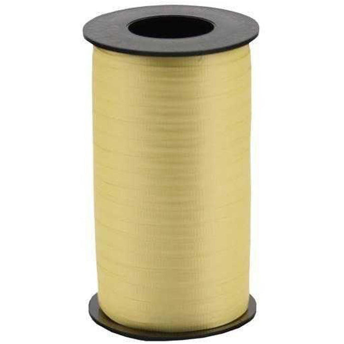 Pastel Yellow Satin Ribbon - 500 Yards (1/4 Inch Width)