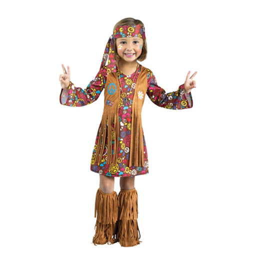 Peace & Love Hippie Toddler Costume - Large (3T-4T) (1/Pk)