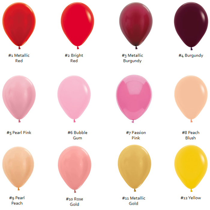 Kit Arche Luxe de 200 Ballons - Rose et Rose Gold pour l