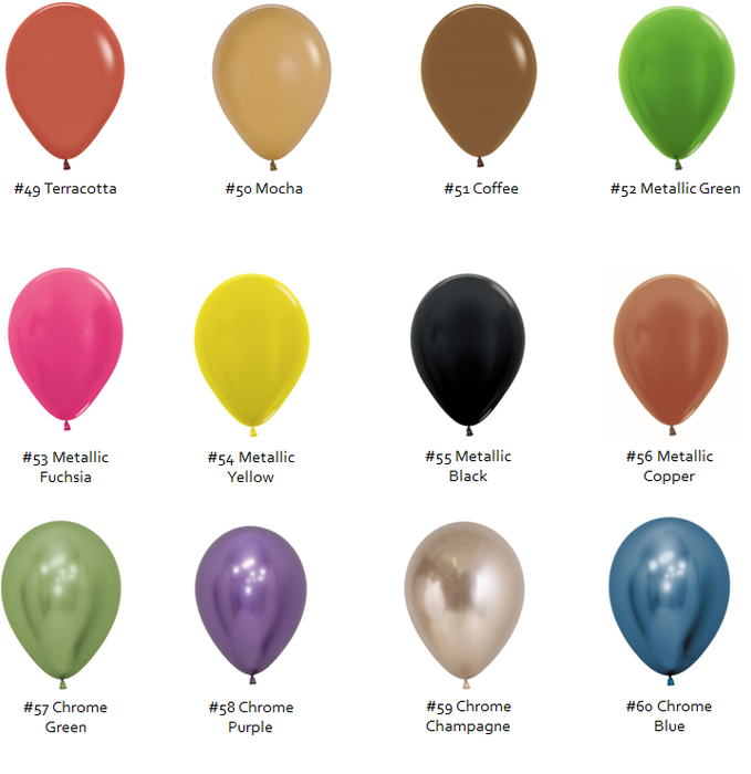 Kit Arche Ballons - Or/Chrome (55 pcs.) 